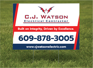 Diseño de Señalética por sumdes para CJ Watson Electrical Contractor | Diseño: #36694987