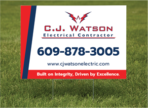 Diseño de Señalética por sumdes para CJ Watson Electrical Contractor | Diseño: #36696760