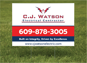 Diseño de Señalética por sumdes para CJ Watson Electrical Contractor | Diseño: #36696767