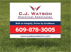 Diseño de Señalética por sumdes para CJ Watson Electrical Contractor | Diseño: #36696816