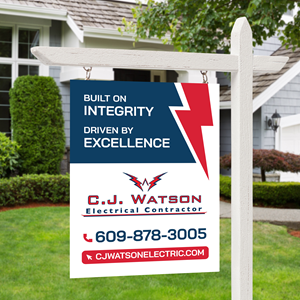 Diseño de Señalética por saurov para CJ Watson Electrical Contractor | Diseño: #36696360