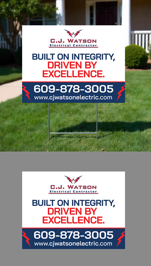 Diseño de Señalética por ARTOGRAPHY para CJ Watson Electrical Contractor | Diseño: #36697129