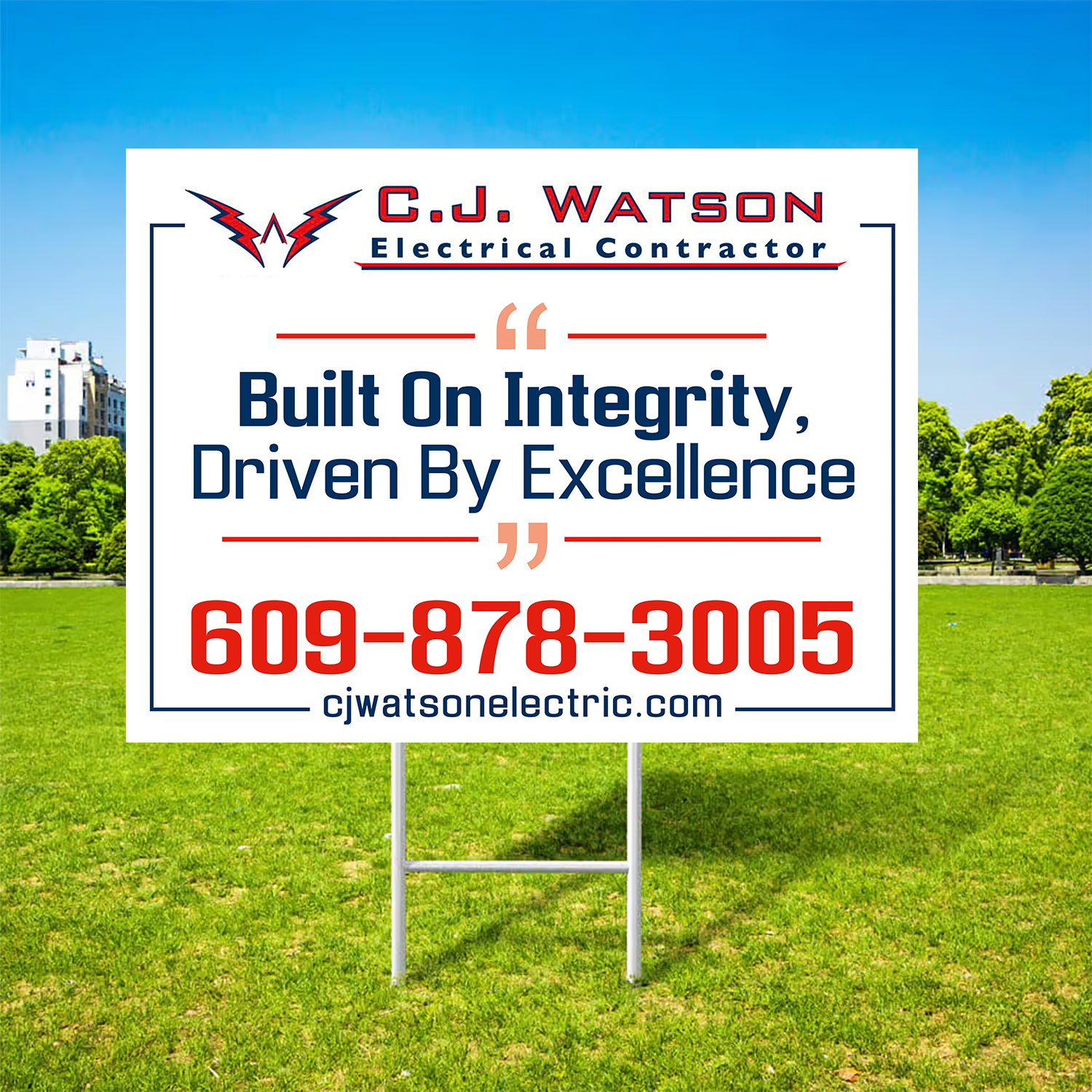 Diseño de Señalética por Aurora:) para CJ Watson Electrical Contractor | Diseño #36695378