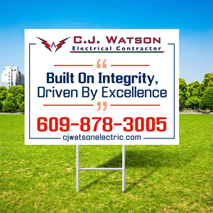 Diseño de Señalética por Aurora:) para CJ Watson Electrical Contractor | Diseño #36695378