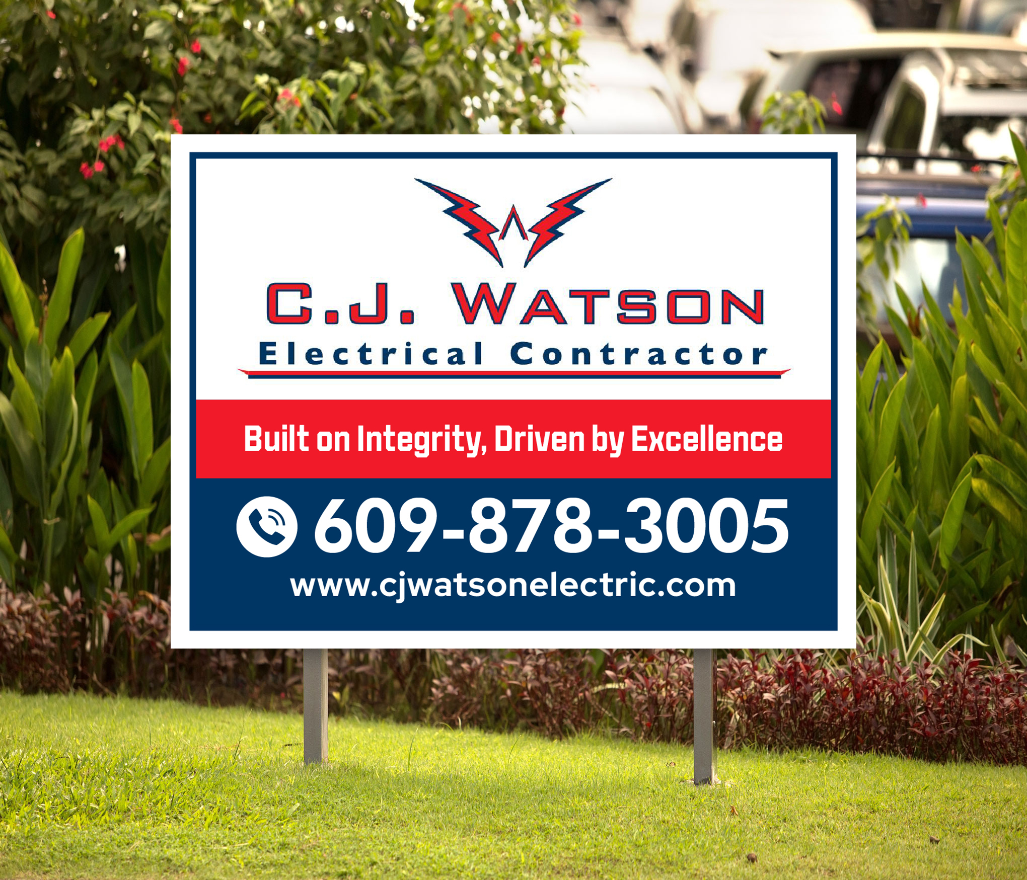 Diseño de Señalética por Dzhafir para CJ Watson Electrical Contractor | Diseño #36696503