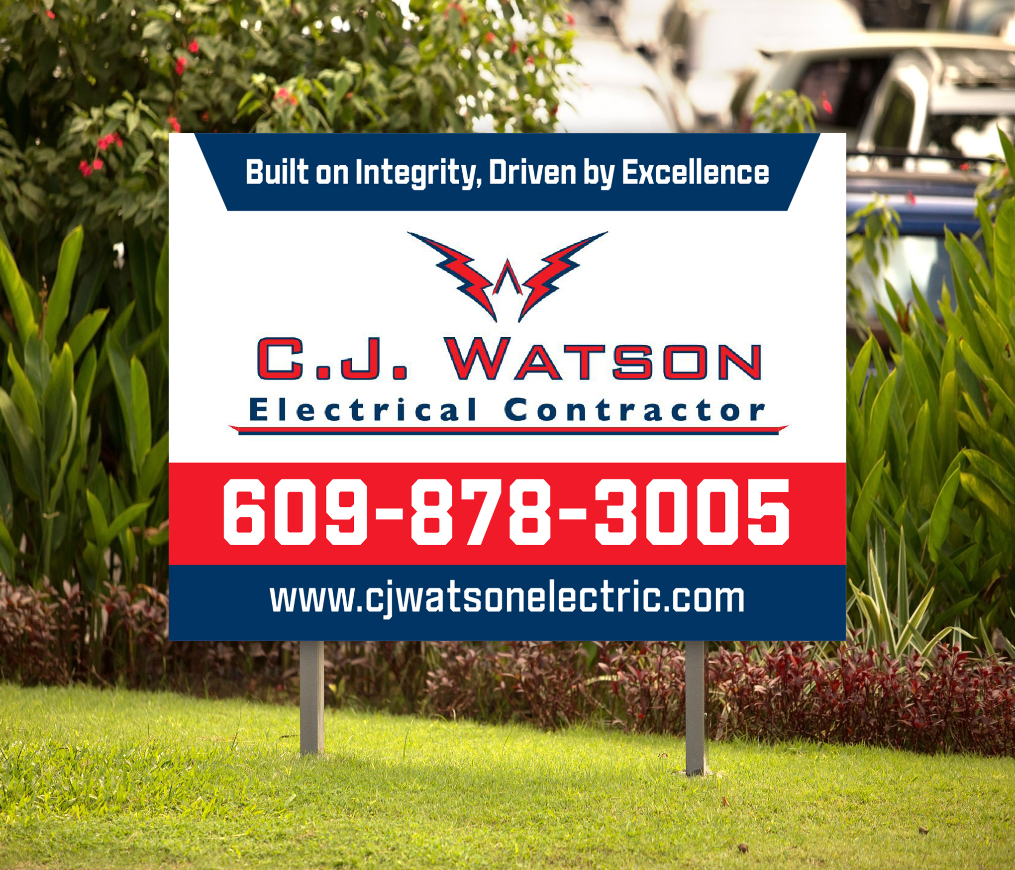Diseño de Señalética por Dzhafir para CJ Watson Electrical Contractor | Diseño #36696505