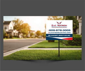 Diseño de Señalética por ThiagoB para CJ Watson Electrical Contractor | Diseño: #36694468