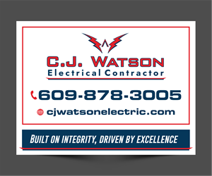 Diseño de Señalética por ThiagoB para CJ Watson Electrical Contractor | Diseño: #36694470