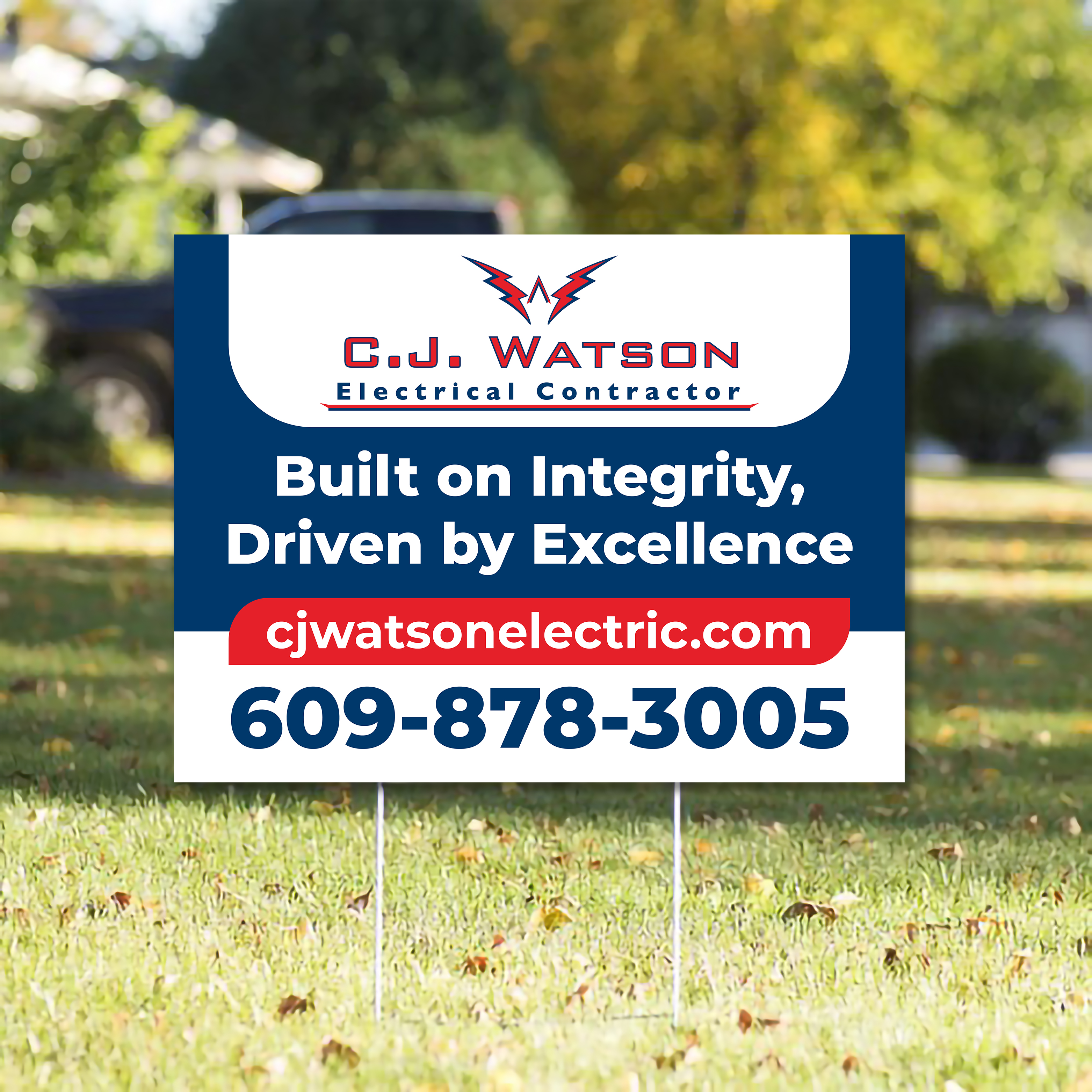 Design de Panneau par Imagine design000 pour CJ Watson Electrical Contractor | Design #36694905