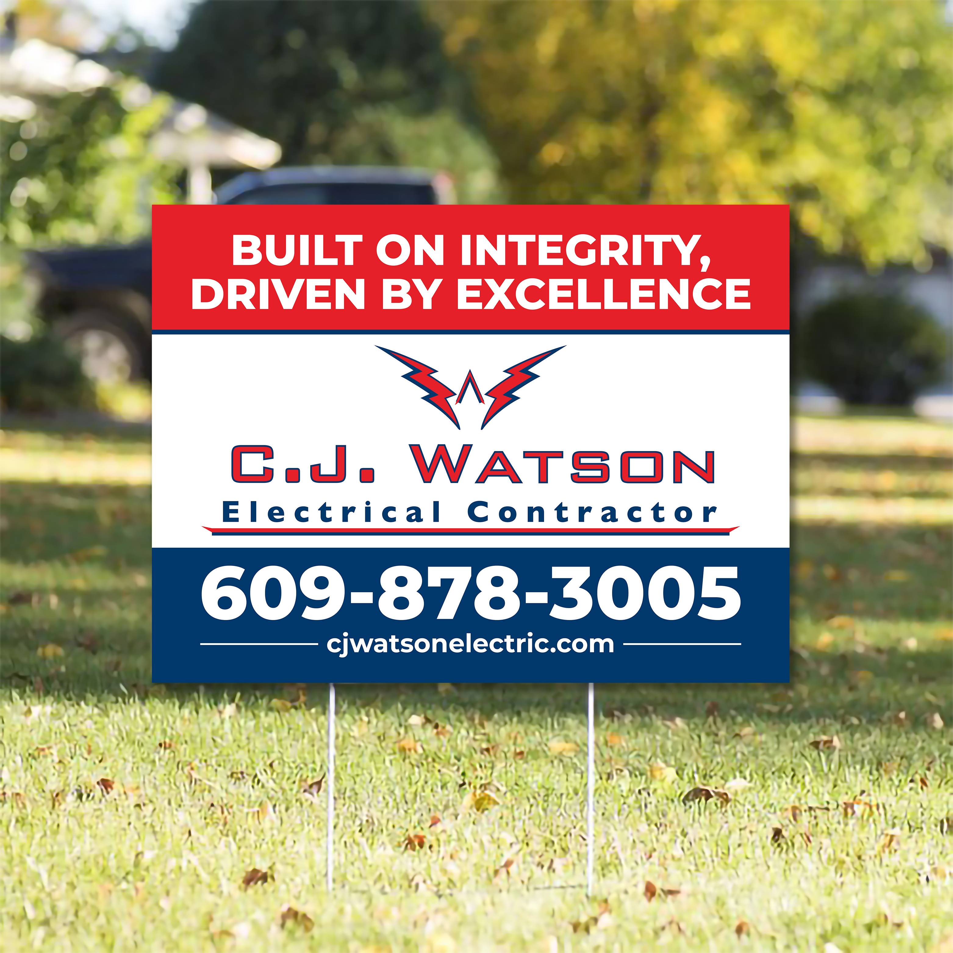 Design de Panneau par Imagine design000 pour CJ Watson Electrical Contractor | Design #36694920