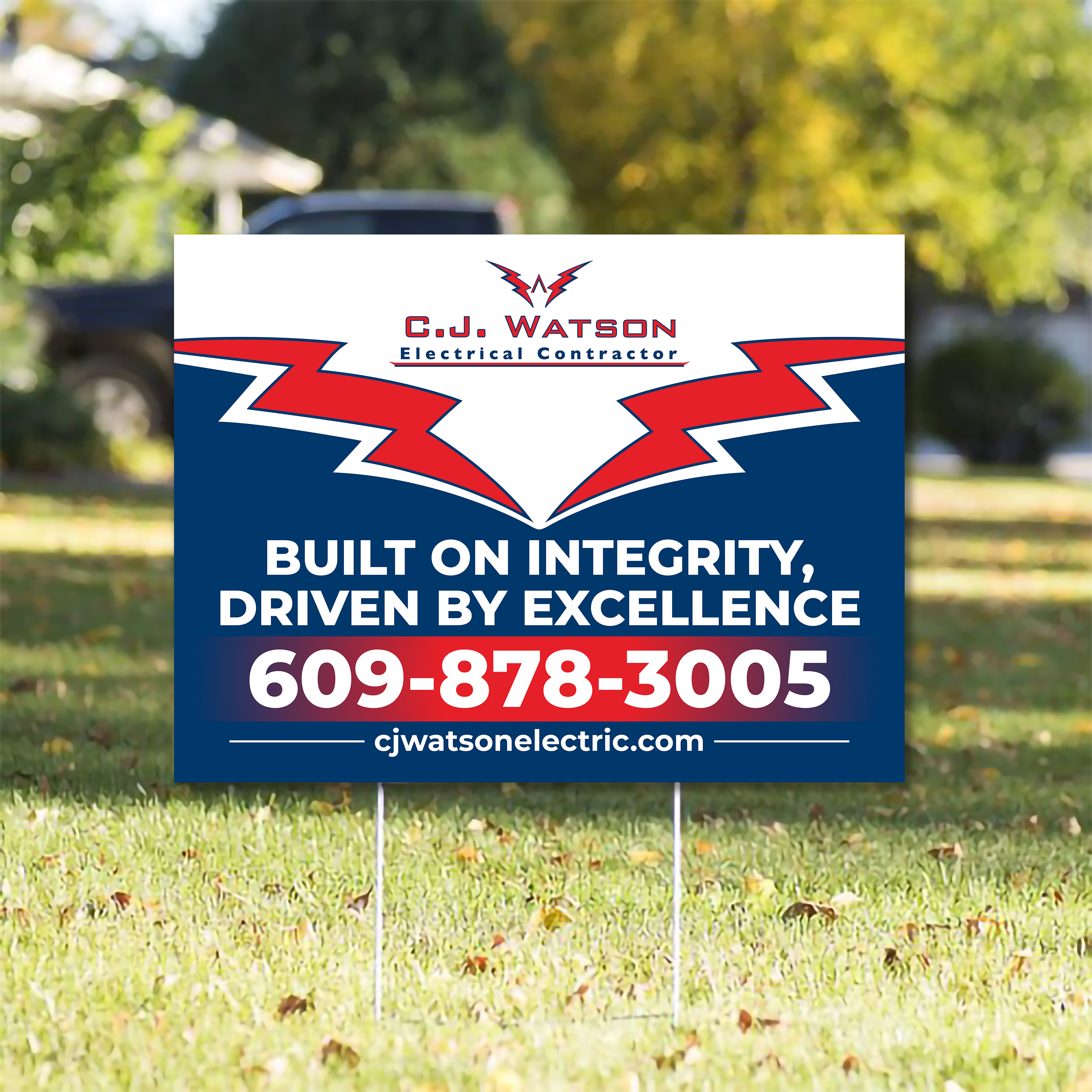 Design de Panneau par Imagine design000 pour CJ Watson Electrical Contractor | Design #36694954