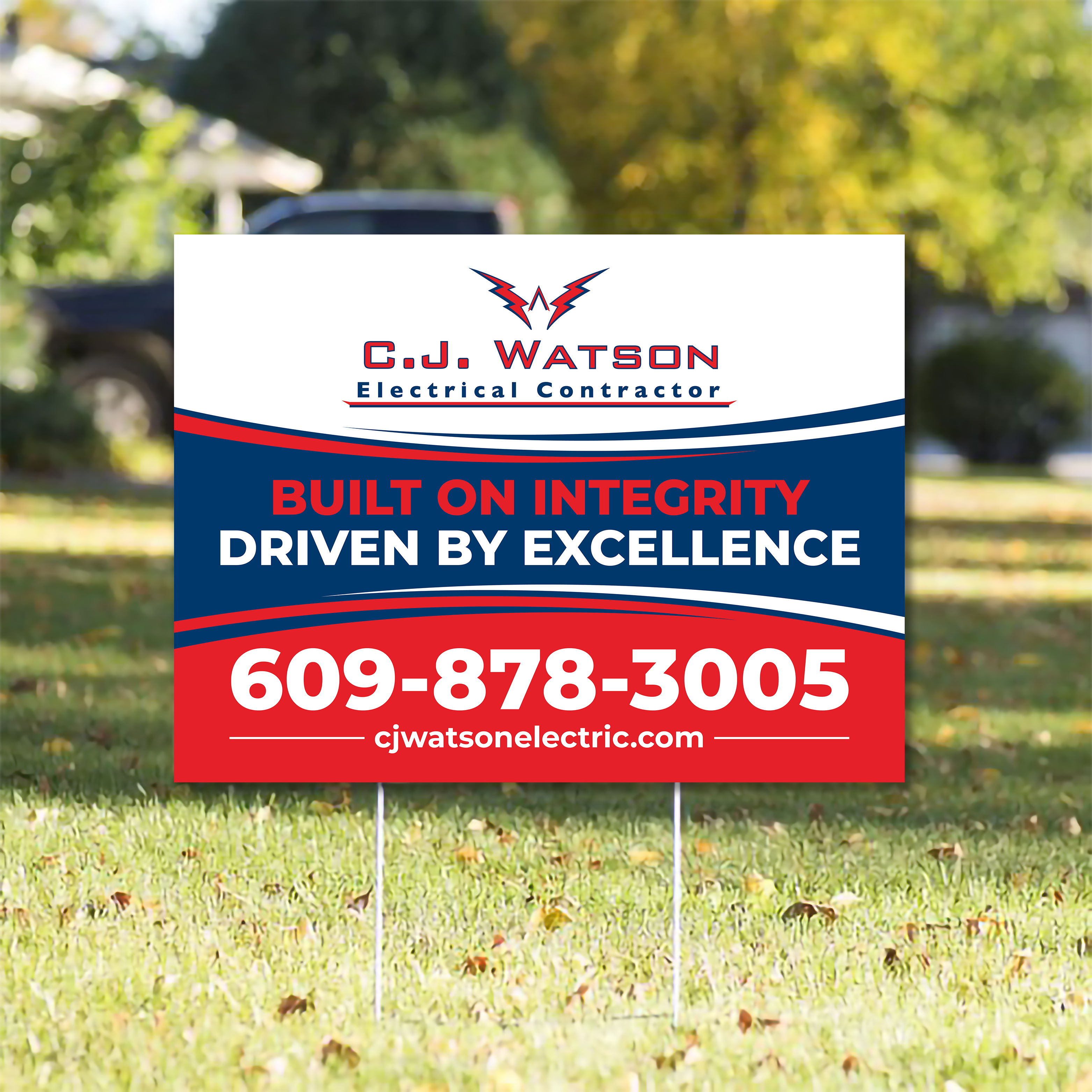 Design de Panneau par Imagine design000 pour CJ Watson Electrical Contractor | Design #36694990