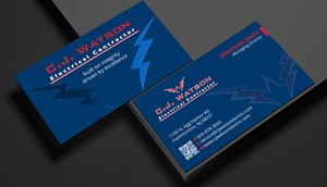 Diseño de Señalética por Imagine design000 para CJ Watson Electrical Contractor | Diseño: #36695056