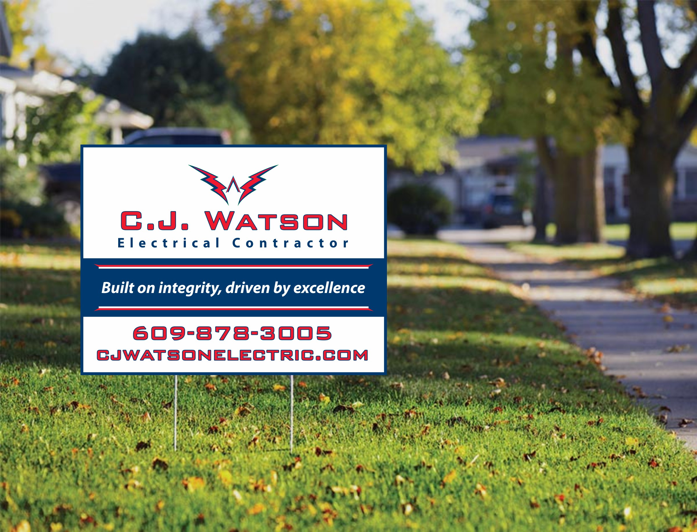 Design de Panneau par Maestroto pour CJ Watson Electrical Contractor | Design #36698217