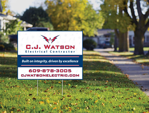 Diseño de Señalética por Maestroto para CJ Watson Electrical Contractor | Diseño: #36698256