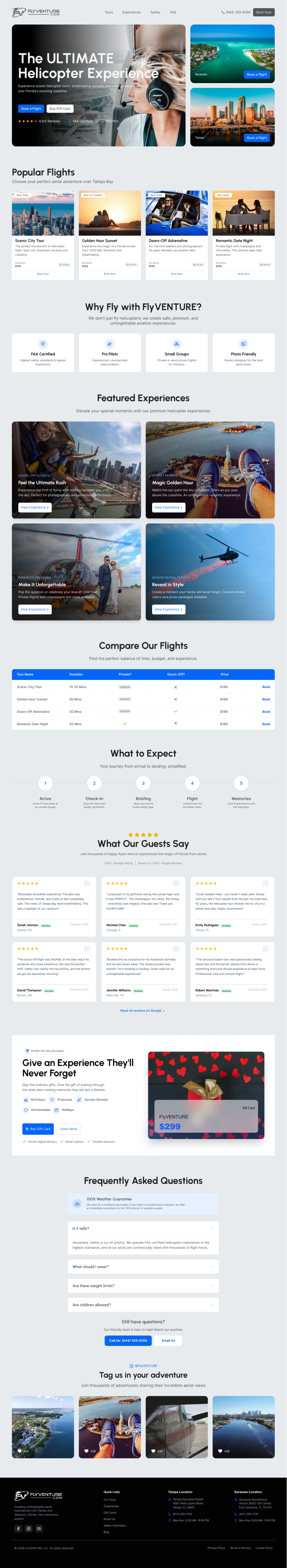 Wordpress Design by AAA Studio for Heli Aviation Florida, LLC | Design #36717447