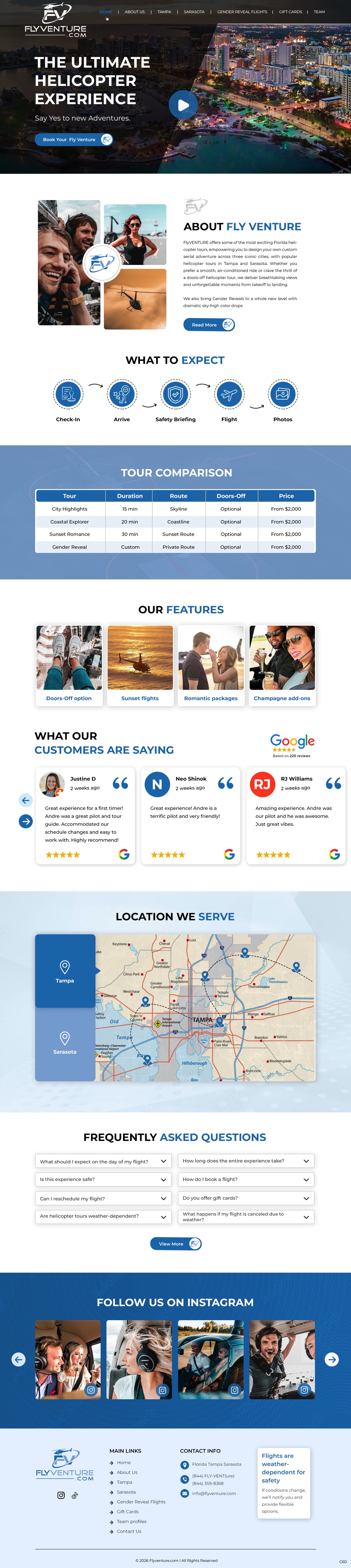 Wordpress Design by pb for Heli Aviation Florida, LLC | Design #36711913