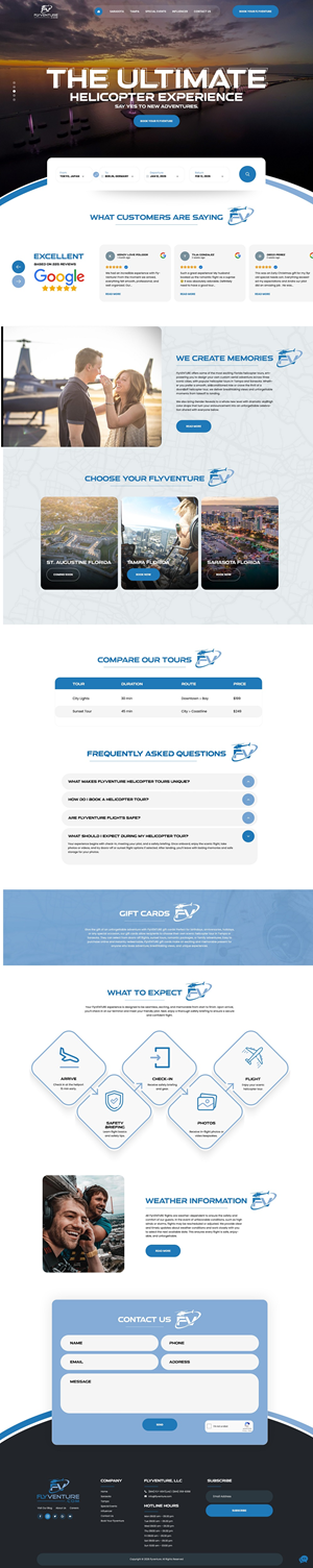Wordpress Design by NZ Creatives for Heli Aviation Florida, LLC | Design: #36706102