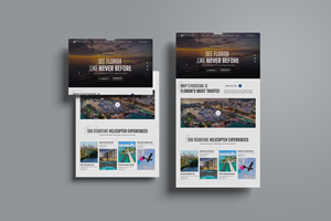 Wordpress Design by Design Reflector for Heli Aviation Florida, LLC | Design: #36716479