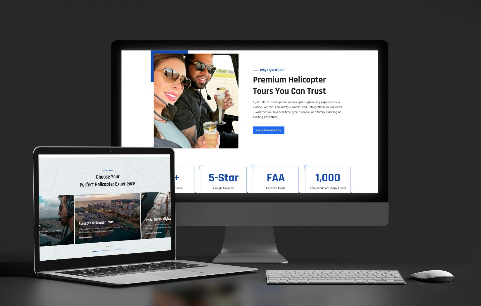 Wordpress Design by Design Reflector for Heli Aviation Florida, LLC | Design #36734089