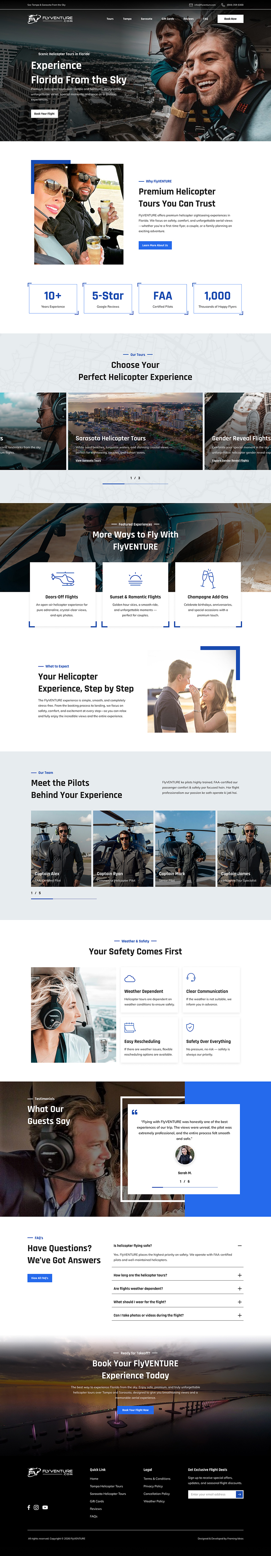 Wordpress Design by Design Reflector for Heli Aviation Florida, LLC | Design #36734090