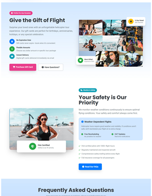 Wordpress Design by Parakrama 4 for Heli Aviation Florida, LLC | Design: #36720549