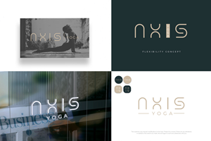 Logo Design by Senpachie for Axis Yoga | Design: #36707542