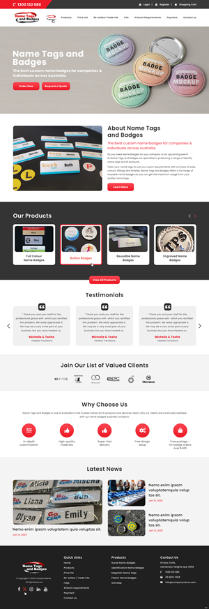 Web Design by pb for this project | Design: #36719784