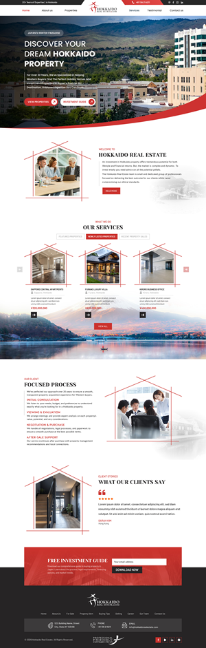 Web Design by Sbss for this project | Design: #36706205