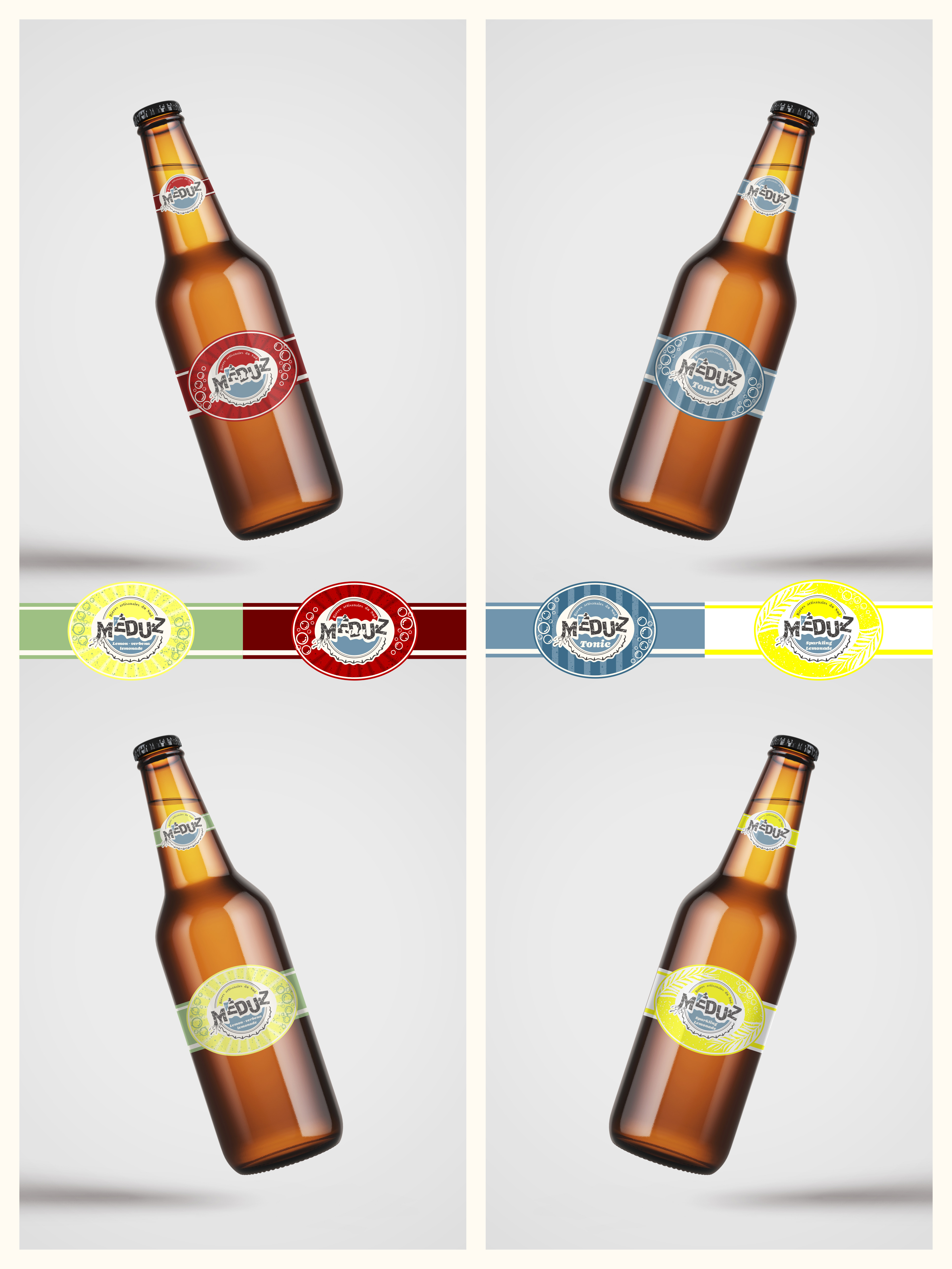 Label Design by Ferdyansyah for Brasserie Artisanale MEDUZ | Design #36720395