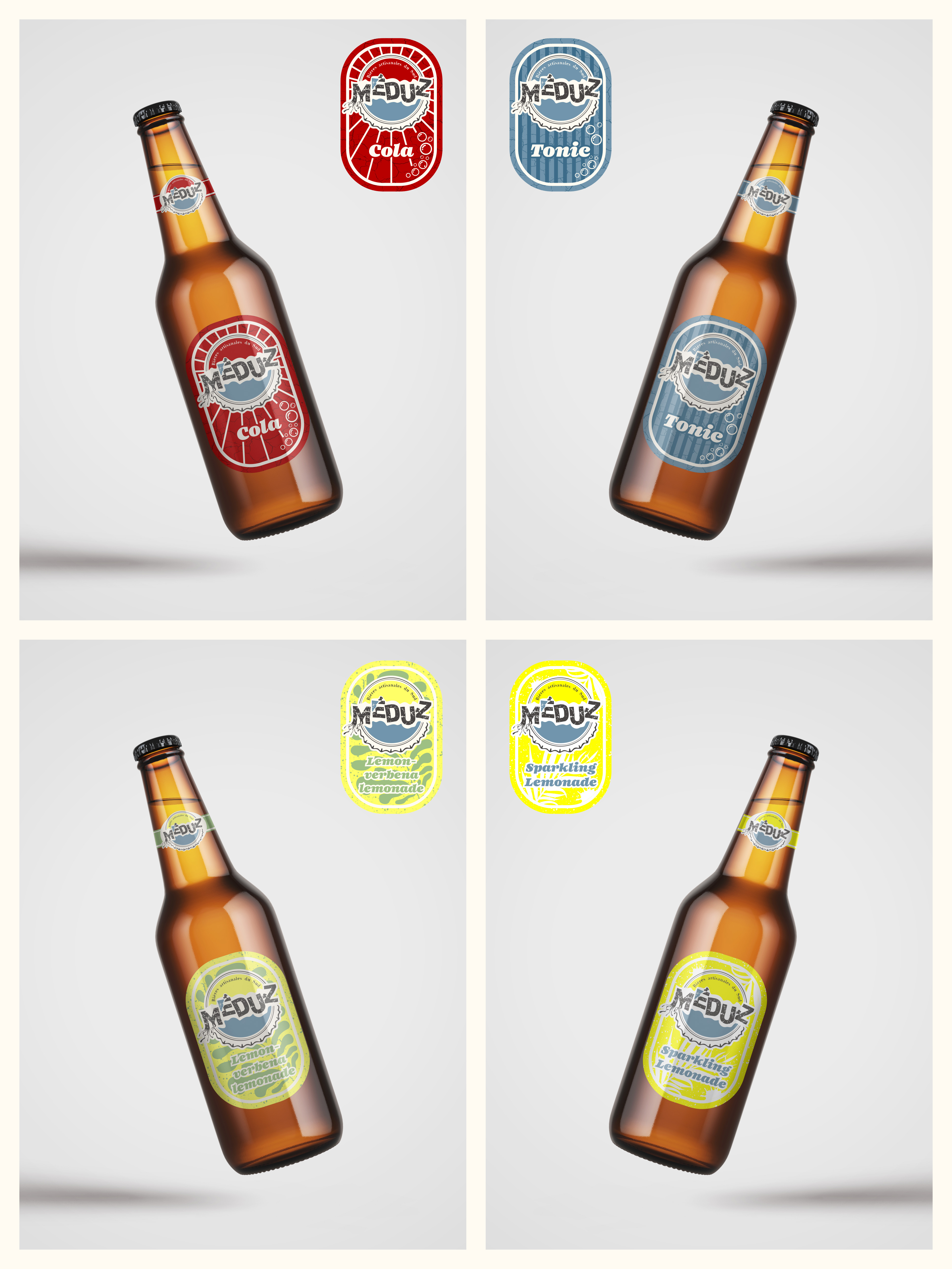 Label Design by Ferdyansyah for Brasserie Artisanale MEDUZ | Design #36720403