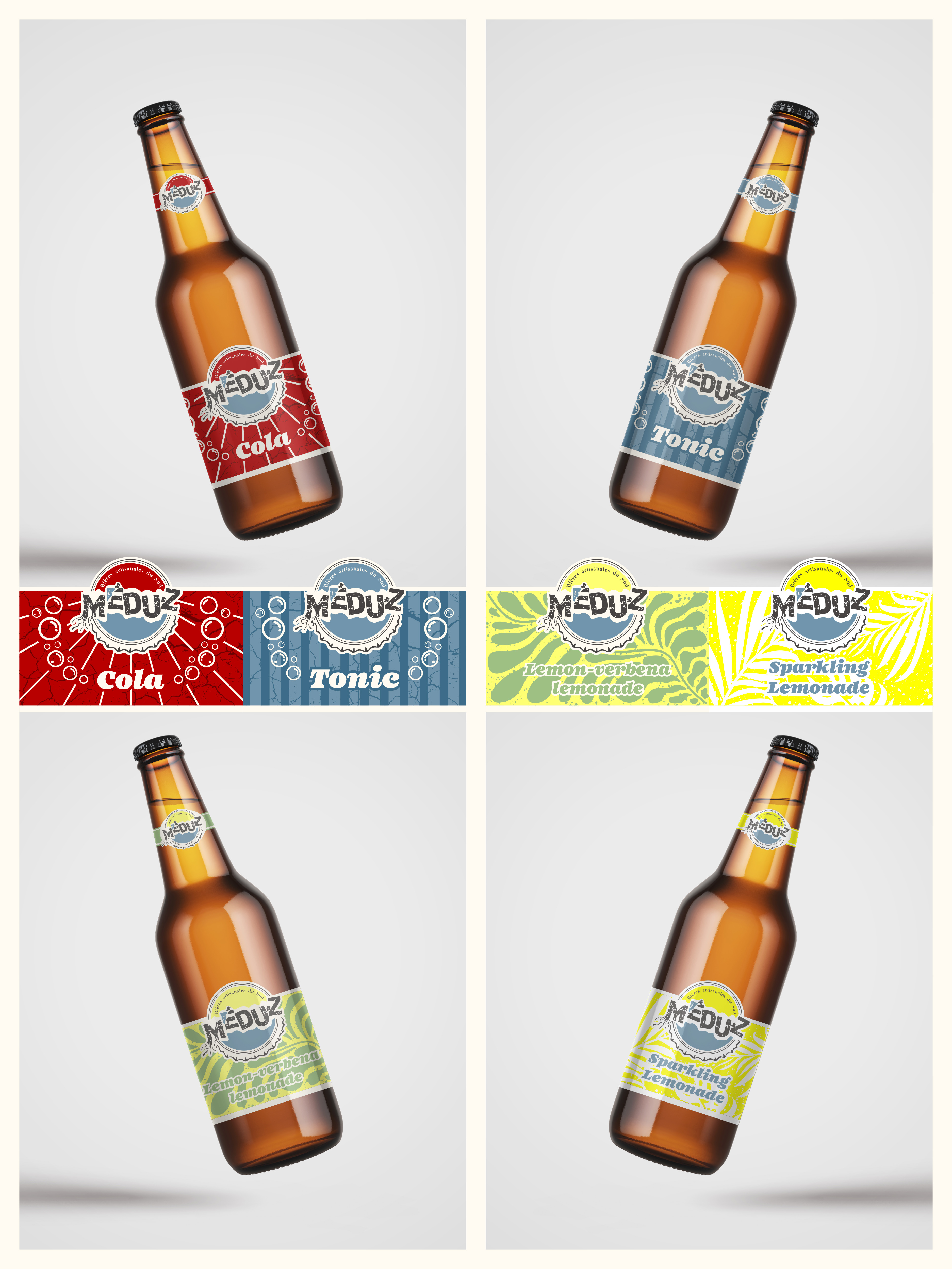 Label Design by Ferdyansyah for Brasserie Artisanale MEDUZ | Design #36720655