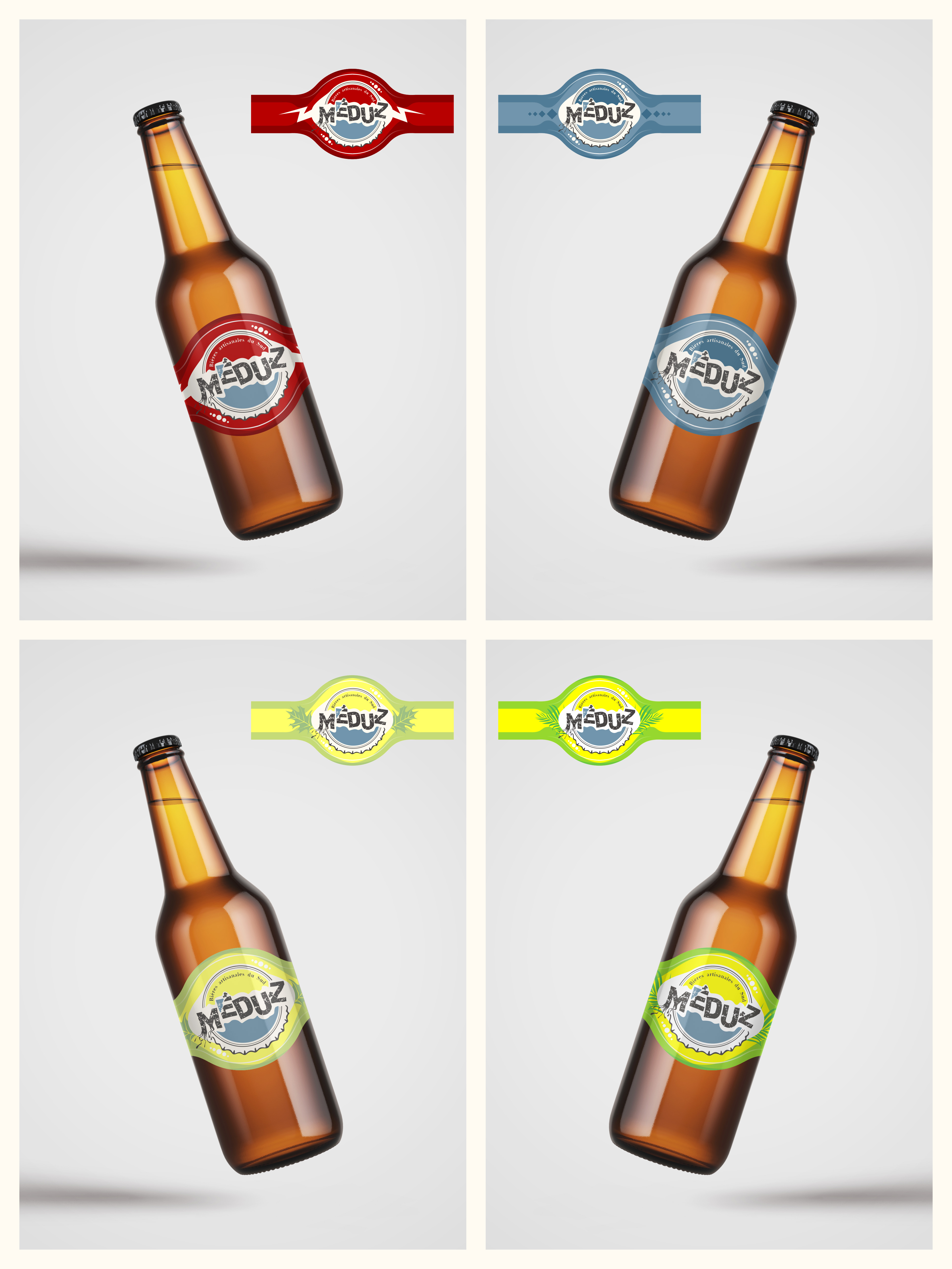 Label Design by Ferdyansyah for Brasserie Artisanale MEDUZ | Design #36722751