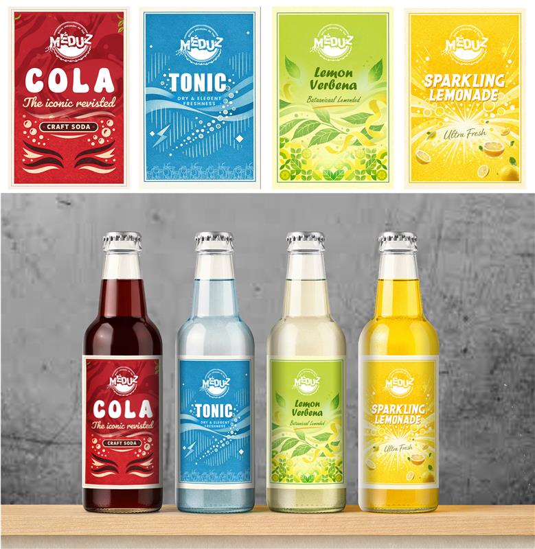 Design Étiquette par Ascinate pour Brasserie Artisanale MEDUZ | Design #36711499