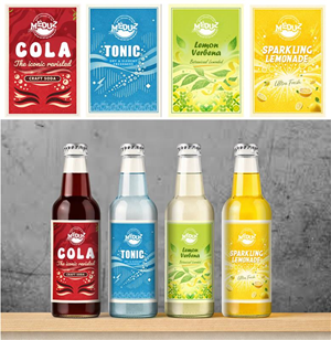 Label Design by Ascinate for Brasserie Artisanale MEDUZ | Design #36711499