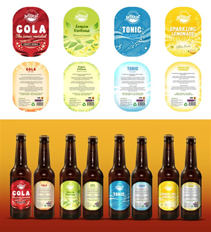 Label Design by Ascinate for Brasserie Artisanale MEDUZ | Design: #36716474