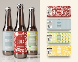 Label Design by Daud Nadeem for Brasserie Artisanale MEDUZ | Design: #36710588