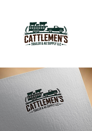 Logo Design by KING JM for Cattlemen's Trailer Sales & Ag Supply | Design: #36714659