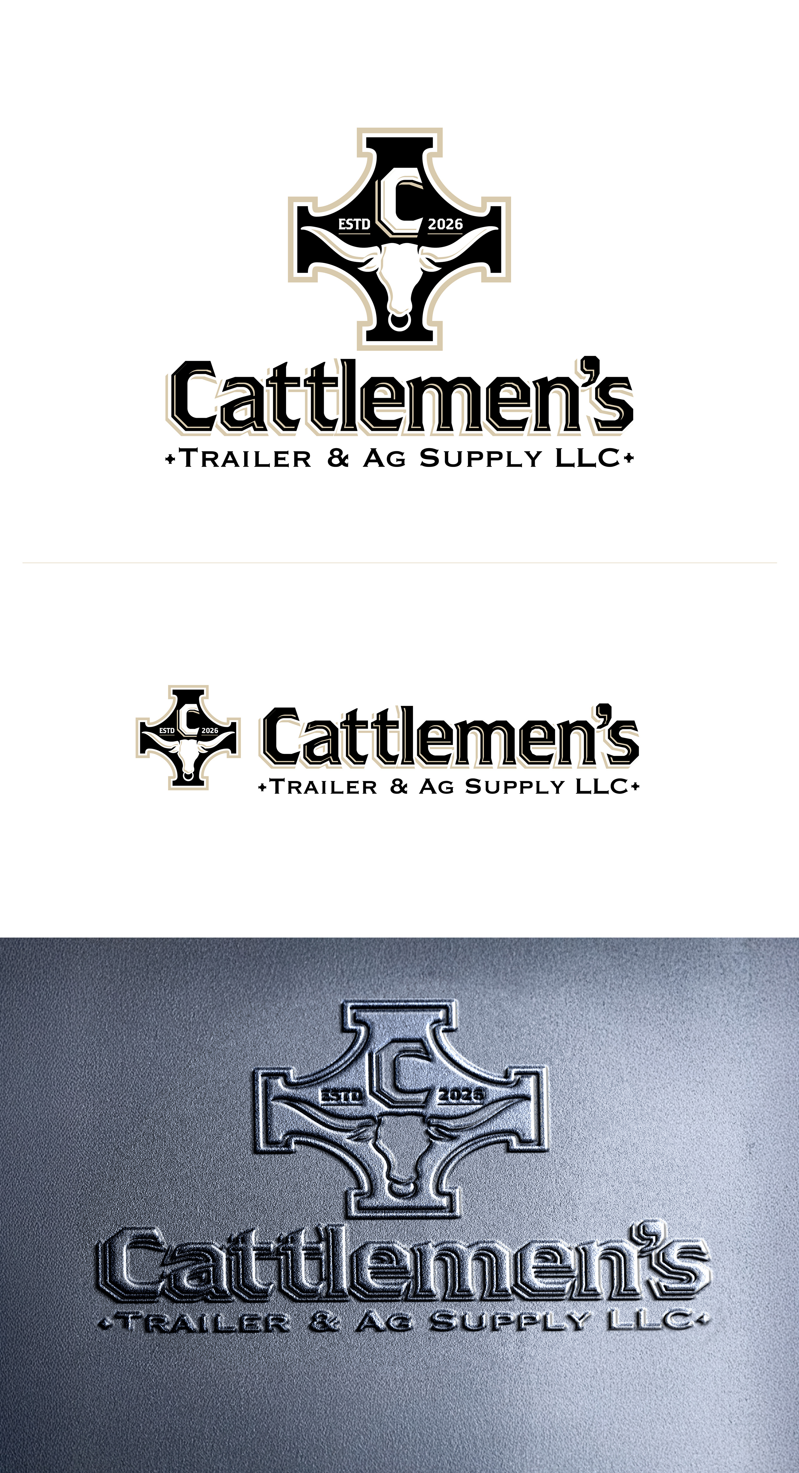 Logo Design by Artya Works for Cattlemen's Trailer Sales & Ag Supply | Design #36737218
