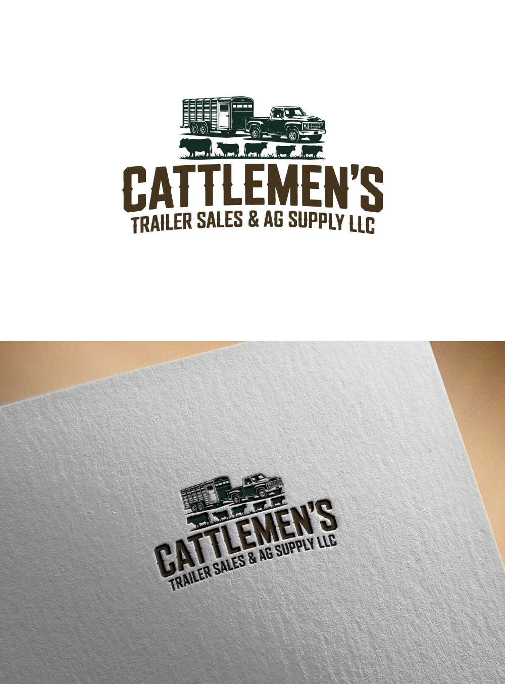 Logo Design by Jonshonkal for Cattlemen's Trailer Sales & Ag Supply | Design #36710576