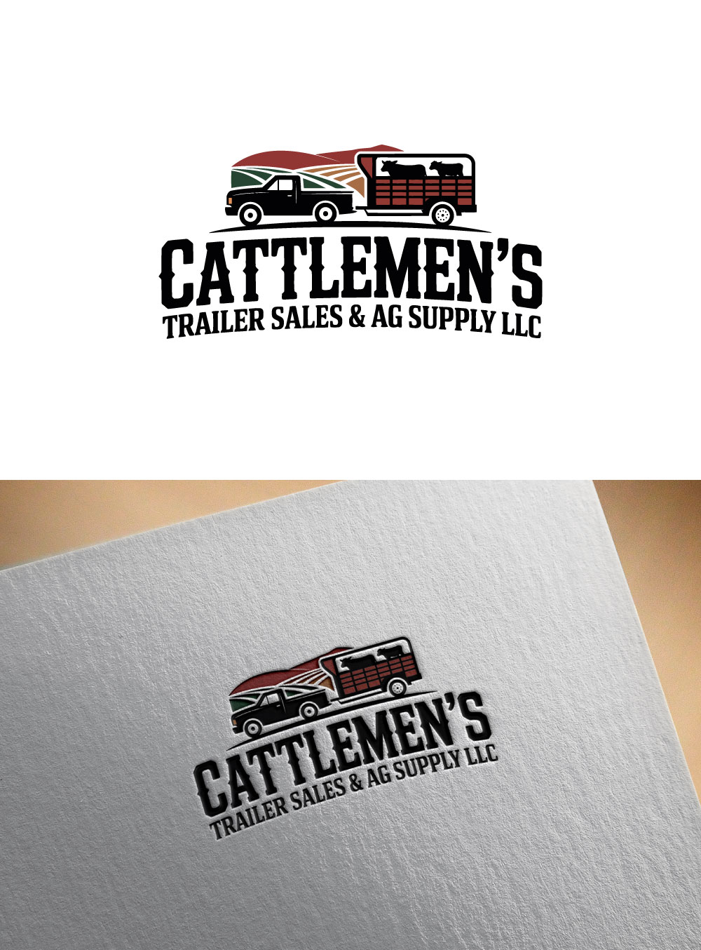 Logo Design by Jonshonkal for Cattlemen's Trailer Sales & Ag Supply | Design #36710578