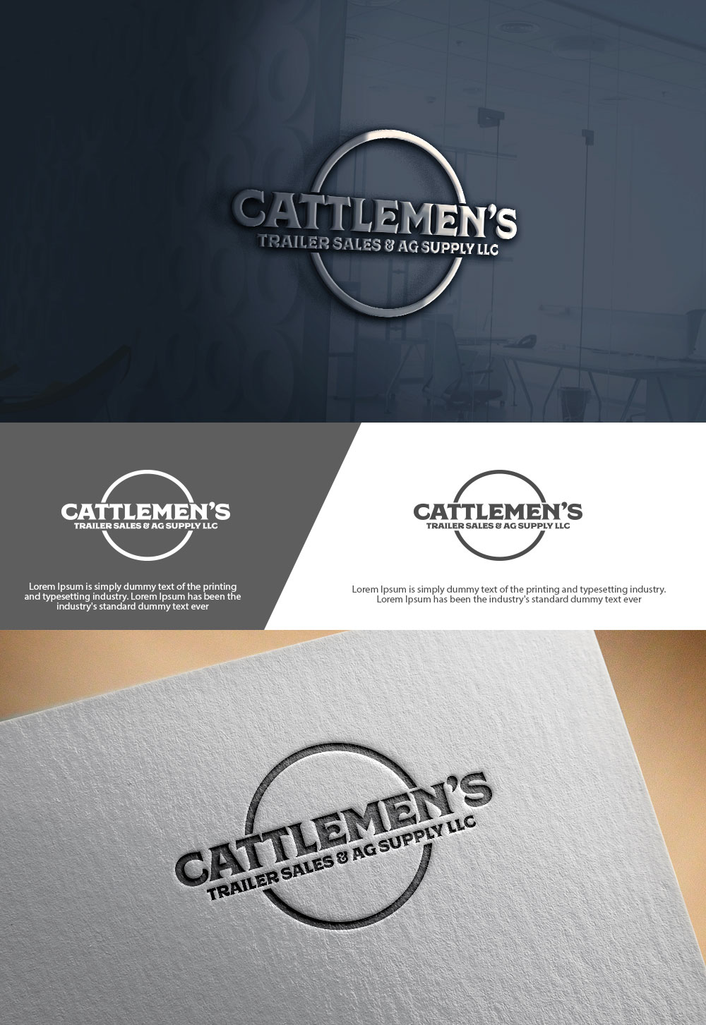 Logo Design by sulemani  creation for Cattlemen's Trailer Sales & Ag Supply | Design #36708841