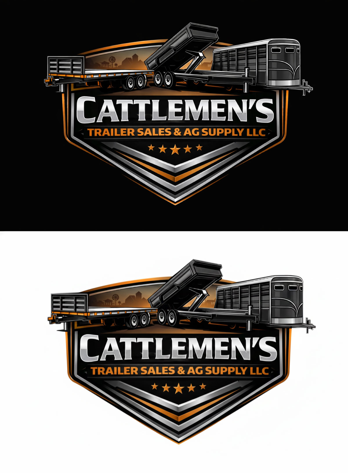 Logo Design by Sahina for Cattlemen's Trailer Sales & Ag Supply | Design #36717246