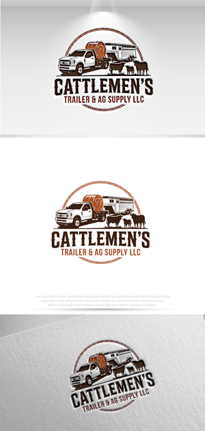 Logo Design by Pilot_DesignR™ for Cattlemen's Trailer Sales & Ag Supply | Design: #36740033