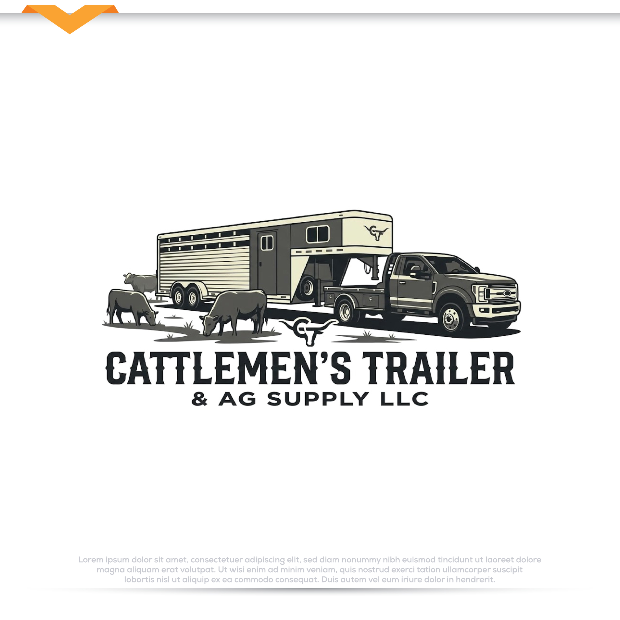 Logo Design by Pilot_DesignR™ for Cattlemen's Trailer Sales & Ag Supply | Design #36740037