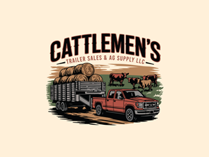 Logo Design by yozdesign for Cattlemen's Trailer Sales & Ag Supply | Design: #36709606