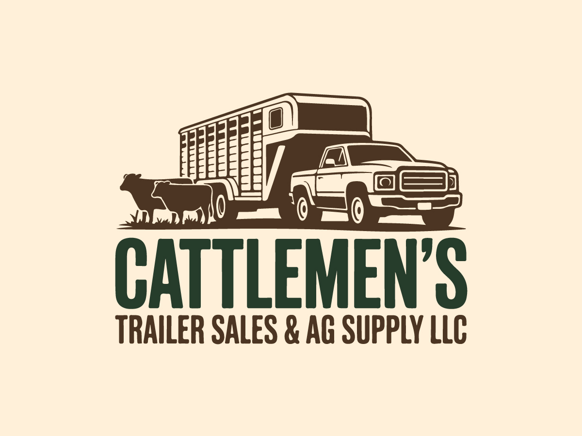 Logo-Design von yozdesign für Cattlemen's Trailer Sales & Ag Supply | Design #36709623