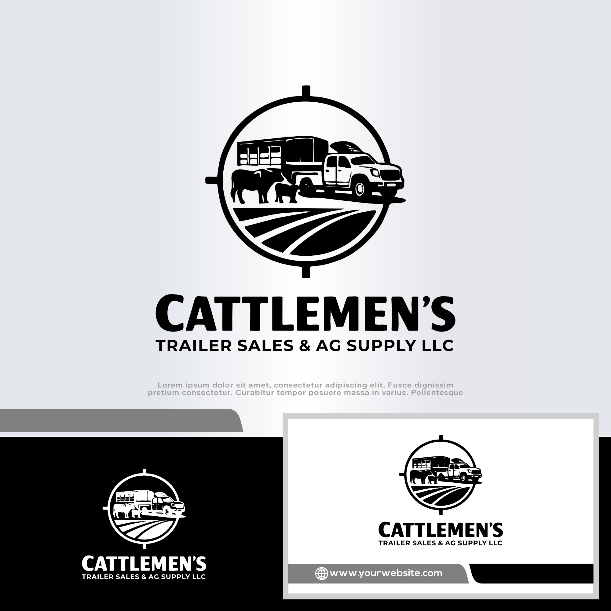 Logo Design by win it for Cattlemen's Trailer Sales & Ag Supply | Design #36711270