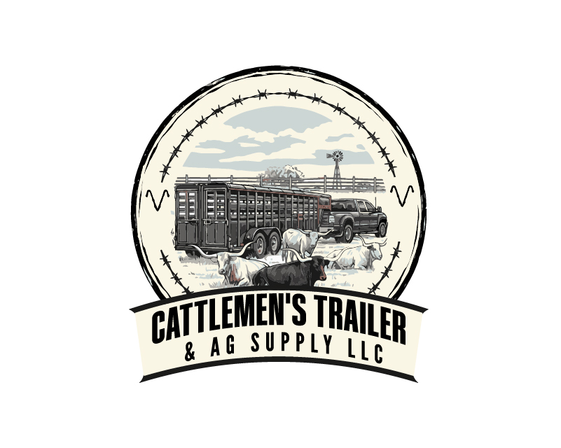 Logo Design by Tariq 38 for Cattlemen's Trailer Sales & Ag Supply | Design #36729363