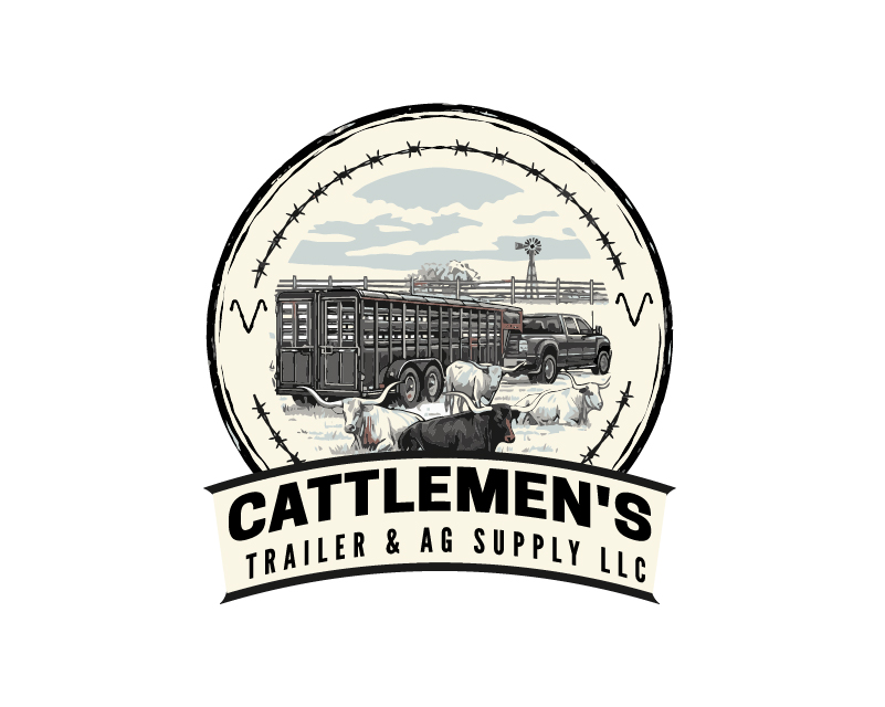 Logo Design by Tariq 38 for Cattlemen's Trailer Sales & Ag Supply | Design #36729382